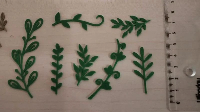 Lot of 42 nature leaf foliage embellishments – photo 2